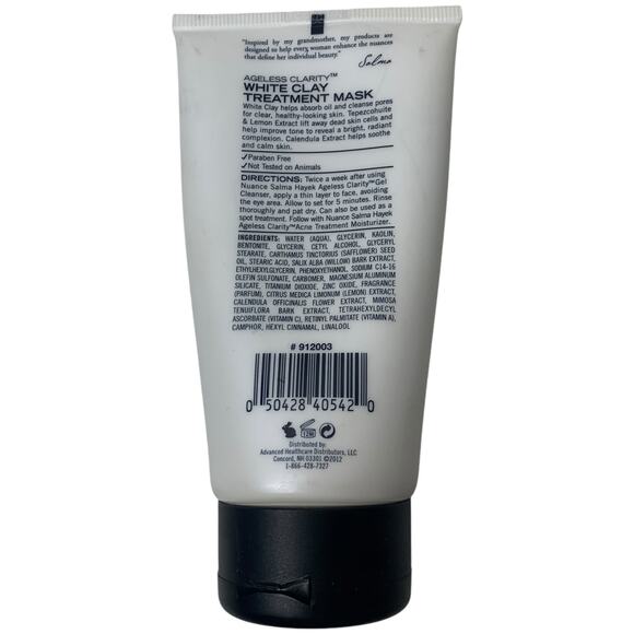 NUANCE Salma Hayek AGELESS CLARITY WHITE CLAY TREATMENT MASK 3 FL OZ - Picture 2 of 5